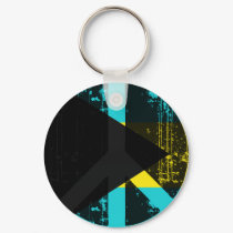 Peace In Bahamas keychains by FlagStore Peace In Bahamas keychains
