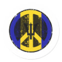 Peace In Barbados stickers by FlagStore Peace In Barbados stickers