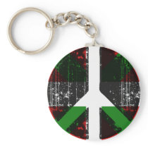 Peace In Basque Keychain