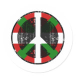 Peace In Basque Stickers