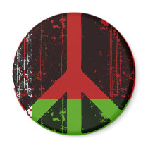 Peace In Belarus Fridge Magnet