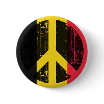 Peace In Belgium Pinback Button