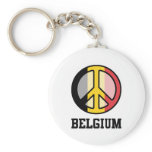 Peace In Belgium Keychain
