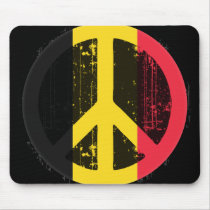 Peace In Belgium Mouse Pad