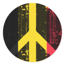 Peace In Belgium Sticker