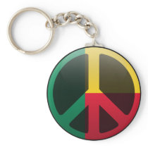 Peace in Benin Keychains