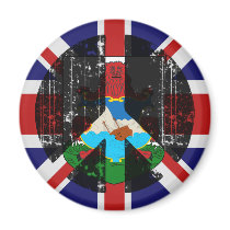 Peace In Bermuda magnets