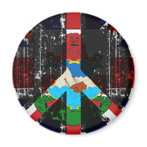 Peace In Bermuda magnets
