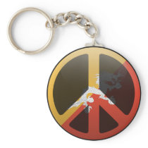 Peace in Bhutan Key Chains