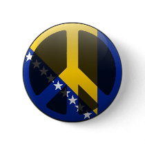 Peace in Bosnia and Herzegovina Pinback Buttons