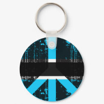 Peace In Botswana keychains by FlagStore Peace In Botswana keychains
