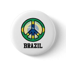 Peace In Brazil Pins