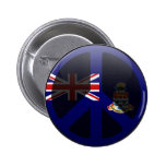 Peace in Cayman Islands Buttons