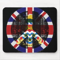 Peace In Cayman Islands mousepads by FlagStore Peace In Cayman Islands mousepads