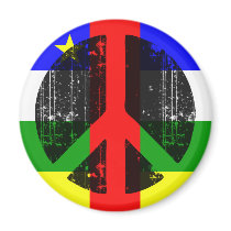 Peace In Central African Republic magnets by FlagStore Peace In Central African Republic magnets