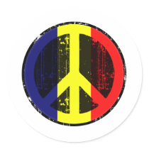 Peace In Chad stickers by FlagStore Peace In Chad stickers