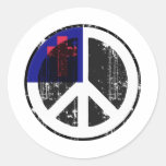 Peace In Christian Round Sticker