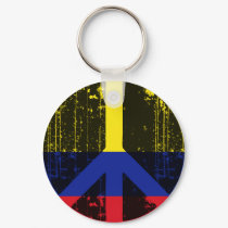 Peace In Colombia keychains