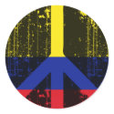 Peace In Colombia stickers by FlagStore Peace In Colombia stickers