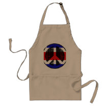 Peace In Costa Rica aprons