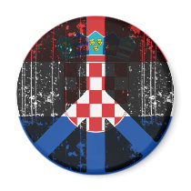 Peace In Croatia magnets