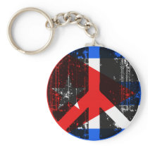 Peace In Cuba Keychain