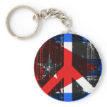 Peace In Cuba Keychain