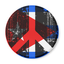 Peace In Cuba magnets