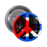Peace In Cuba Pinback Buttons