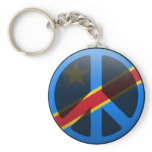Peace in Democratic Republic of Congo keychains