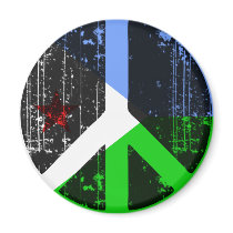 Peace In Djibouti magnets by FlagStore Peace In Djibouti magnets