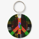 Peace In Dominica keychains