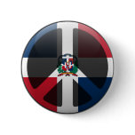 Peace in Dominican Republic Pins