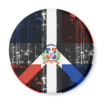 Peace In Dominican Republic Refrigerator Magnets