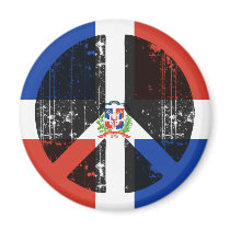 Peace In Dominican Republic magnets