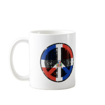 Peace In Dominican Republic mugs