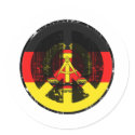 Peace In East Germany stickers by FlagStore Peace In East Germany stickers
