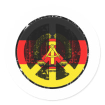 Peace In East Germany stickers