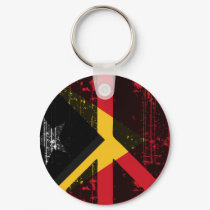 Peace In East Timor keychains