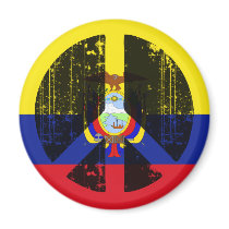 Peace In Ecuador magnets