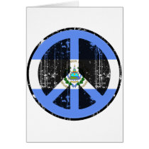 Peace In El Salvador Greeting Cards