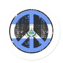 Peace In El Salvador stickers