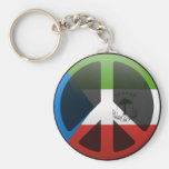 Peace in Equatorial Guinea Key Chains