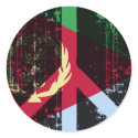 Peace In Eritrea stickers by FlagStore Peace In Eritrea stickers