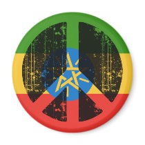 Peace In Ethiopia magnets