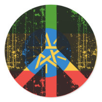 Peace In Ethiopia stickers by FlagStore Peace In Ethiopia stickers