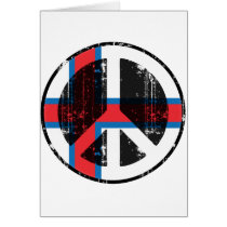 Peace In Faroe Islands cards by FlagStore Peace In Faroe Islands cards