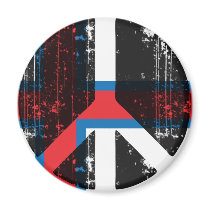 Peace In Faroe Islands magnets by FlagStore Peace In Faroe Islands magnets