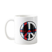 Peace In Faroe Islands mugs by FlagStore Peace In Faroe Islands mugs