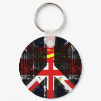 Peace In Fiji keychains